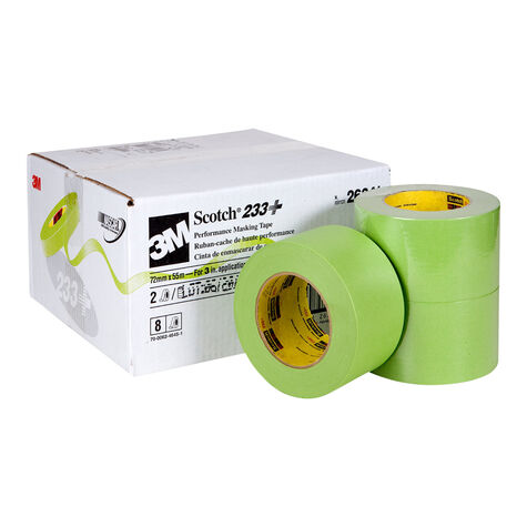 3M Green 1.5in Mask Tape - 4 Pk product photo