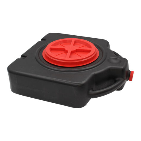 LubriMatic Plastic Drain Pan w/ Lid - 15 qt product photo