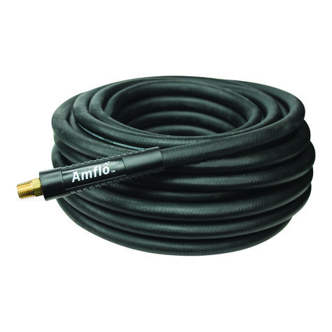 Amflo 3/8" x 50' Heavy Duty Rubber Air Hose - Black product photo