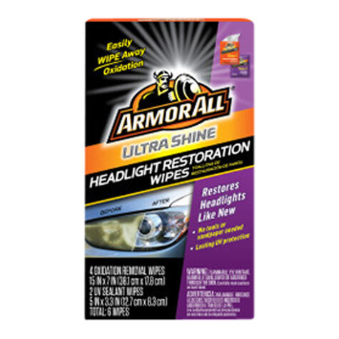 Armor All Ultra Shine Headlight Restoration Wipes - 1 Kit product photo