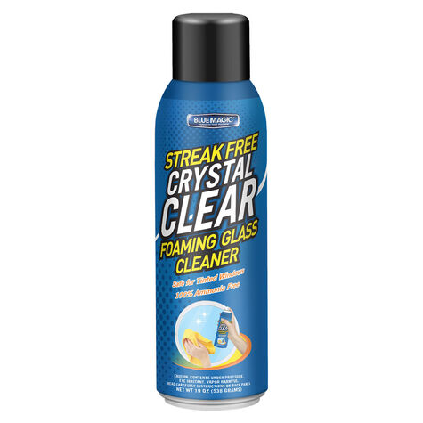 Blue Magic Streak Free Crystal Clear Foaming Glass Cleaner - 19 oz. product photo