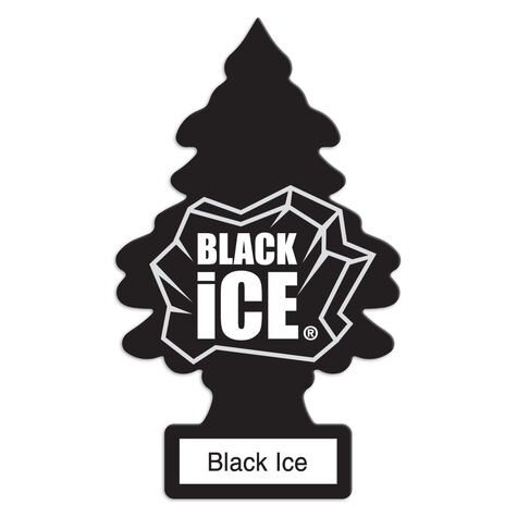 Little Trees Car Air Freshener - Black Ice - 3 Pack product photo