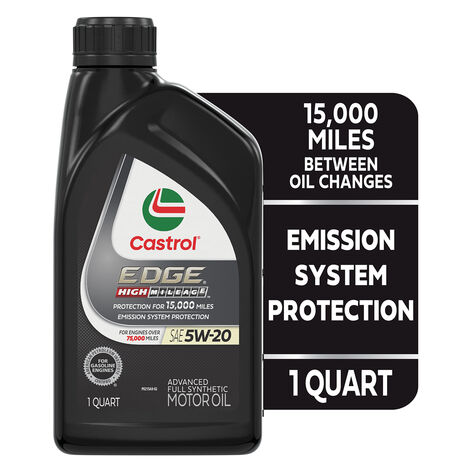 Castrol SAE 5W-20 Edge High Mileage - 1 Quart product photo