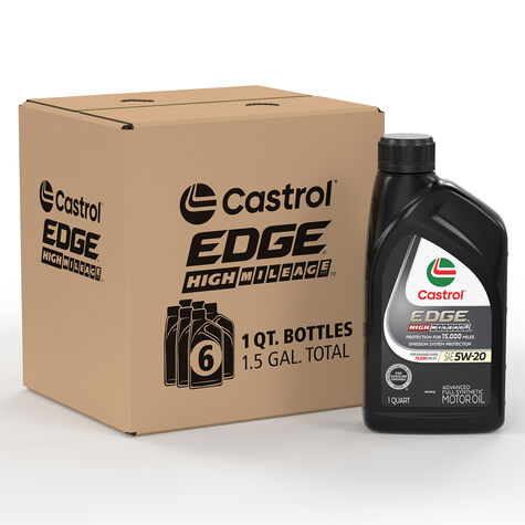 Castrol SAE 5W-20 Edge High Mileage - 1 Quart product photo