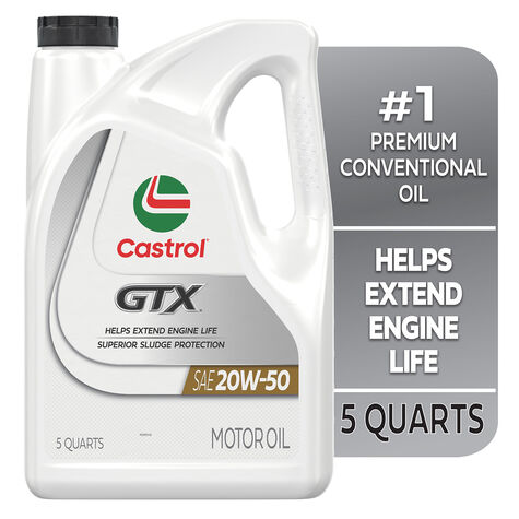 Castrol SAE 20W-50 GTX - 5 Quart product photo