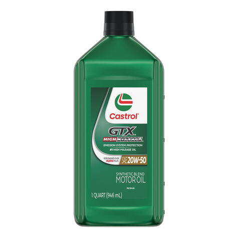 Castrol SAE 20W-50 GTX High Mileage - 1 Quart product photo