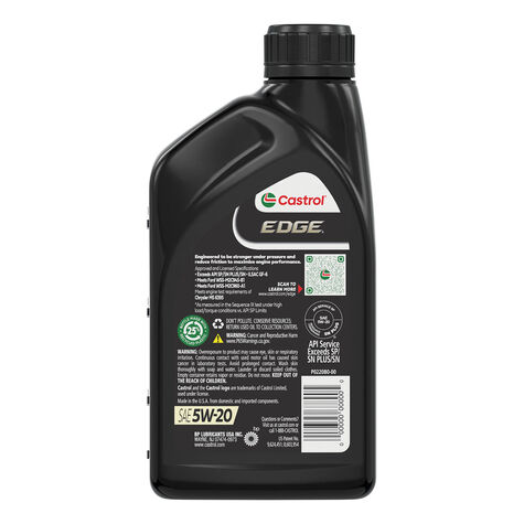 Castrol SAE 5W-20 Edge Full Synthetic - 1 Quart product photo