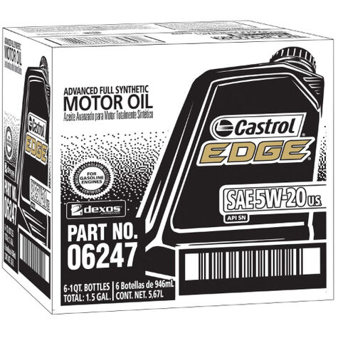 Castrol SAE 5W-20 Edge Full Synthetic - 1 Quart product photo