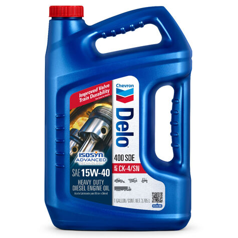 Chevron DELO 400 SDE SAE 15W-40 Motor Oil - Gallon product photo