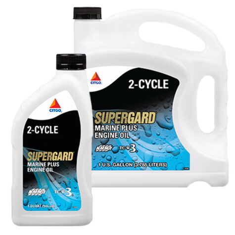 Citgo Supergard Marine +2 Cycle Oil - 1 Gallon product photo