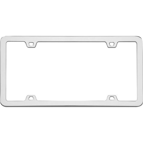 Cruiser Accessories Neo License Plate Frame, Chrome product photo