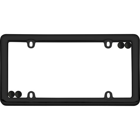 Cruiser Accessories Nouveau License Plate Frame, Black product photo