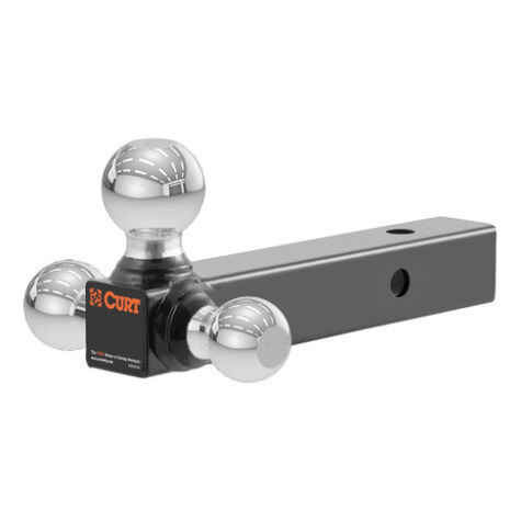 Curt Multi-Ball Mount (2" Hollow Shank, 1-7/8", 2" & 2-5/16" Chrome Balls) product photo