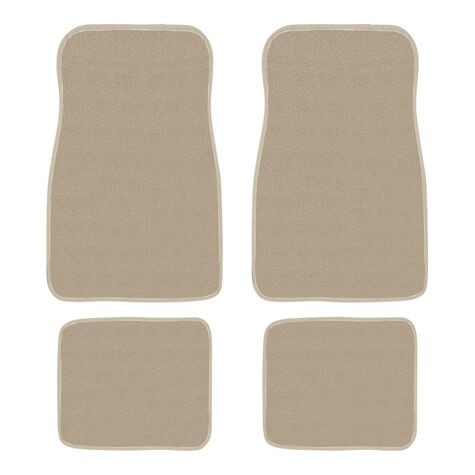 Custom Mats Carpet Floor Mats, Tan - 4 PC product photo