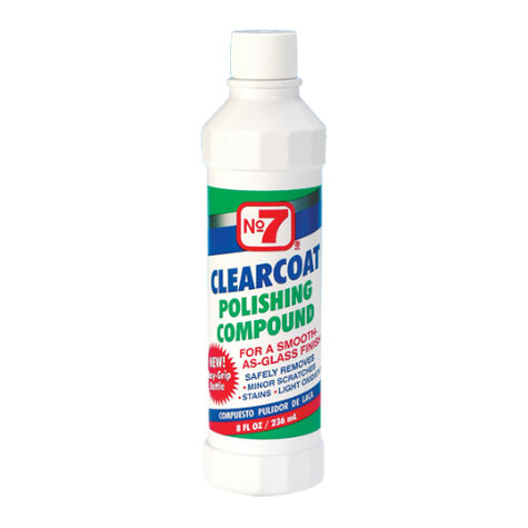 No7 Clear Coat Compound - 8oz product photo