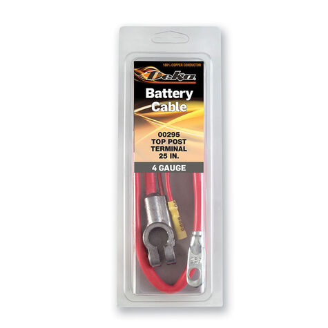 Deka 4 Gauge Top Post 25 in. Red Battery Cable product photo