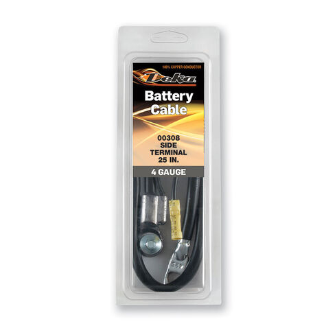 Deka 4 Gauge Side Terminal 55 in. Black Battery Cable product photo