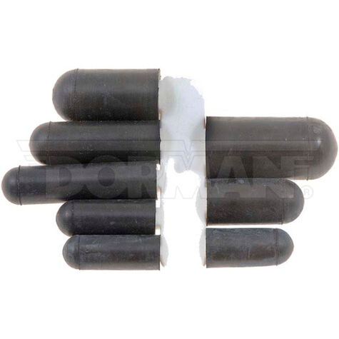 Dorman Black Rubber Vacuum Cap Assortment product photo