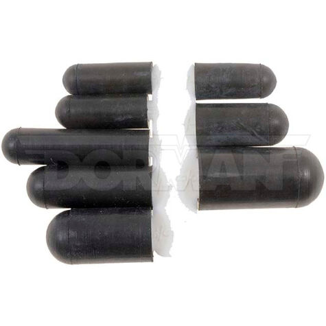 Dorman Black Rubber Vacuum Cap Assortment product photo