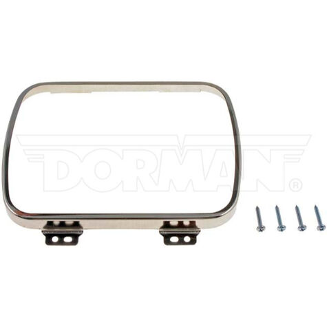 Dorman Rectangular Headlamp Retaining Ring (2) with 4 Retaining Screws - Steel product photo