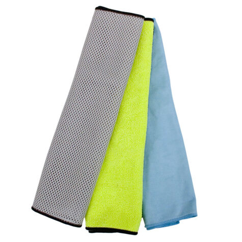 Detailer's Choice Blue Microfiber Waffle Drying Towel (5 Square feet ) - 6 Pk product photo