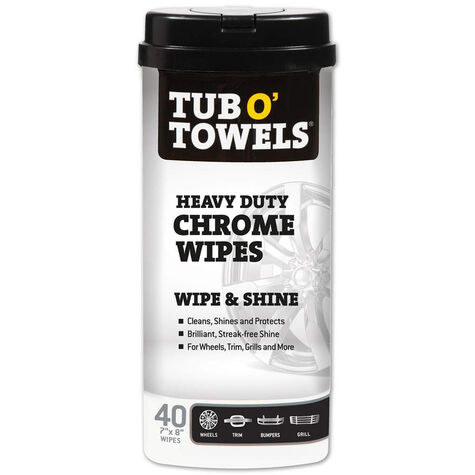 Tub O' Towels Chrome, 40 Count - .75 lbs. product photo