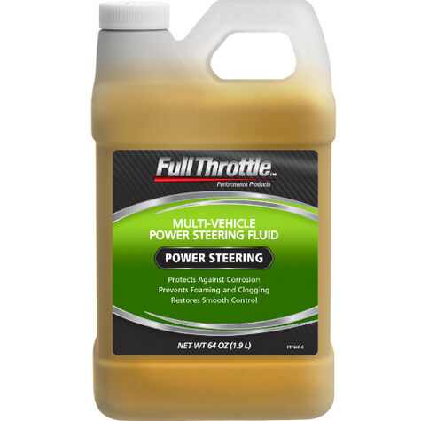 Full Throttle Multi-Vehicle Power Steering Fluid - 64 fl. oz. product photo