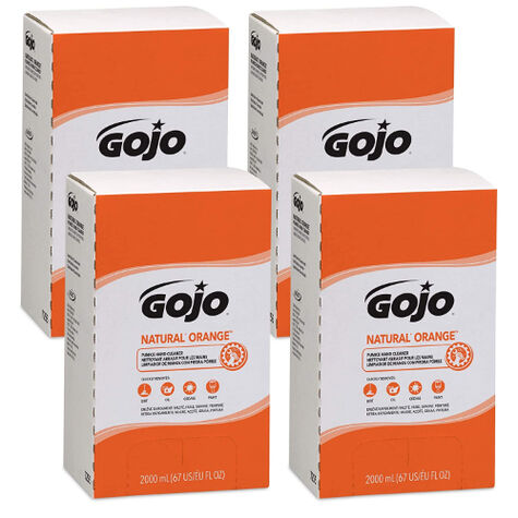 GOJO NATURAL* ORANGE™ Pumice Hand Cleaner - 2000 ml. product photo