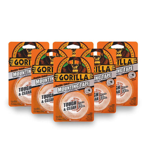 Gorilla Glue Tough and Clear Mounting Tape - 5 ft. product photo