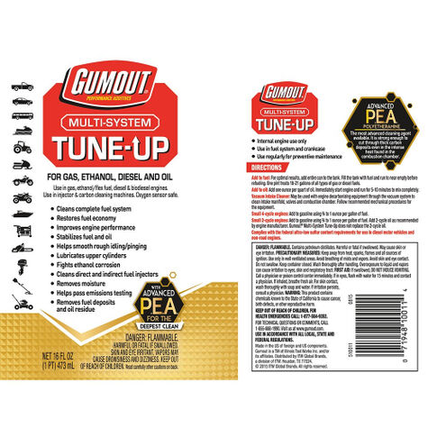 Gumout Multi System Tune Up - 16 fl. oz. product photo