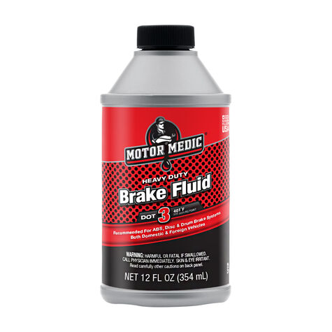 Motor Medic Dot 3 Brake Fluid - 12 oz product photo