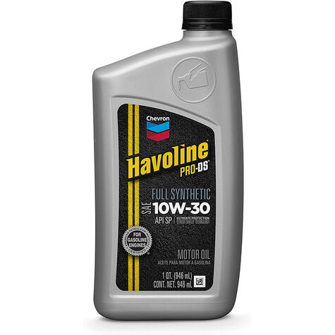 Havoline PRO-DS Full Synthetic SAE 10W-30 - Quart product photo