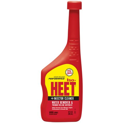 Iso-HEET Water Remover & Premium Fuel Line Antifreeze - 12 fl. oz. product photo