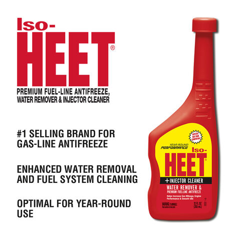 Iso-HEET Water Remover & Premium Fuel Line Antifreeze - 12 fl. oz. product photo