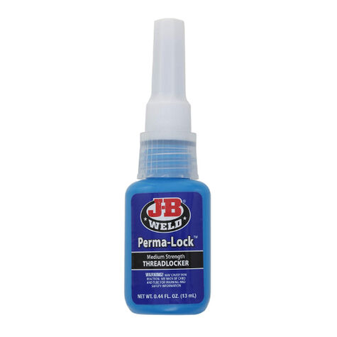 J-B Weld Perma-Lock Medium Strength Threadlocker, Blue - 13 ml. product photo