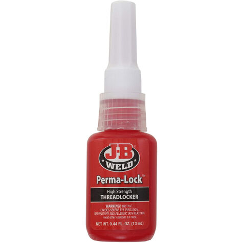 J-B Weld Perma-Lock Red Threadlocker - 13 ml. product photo