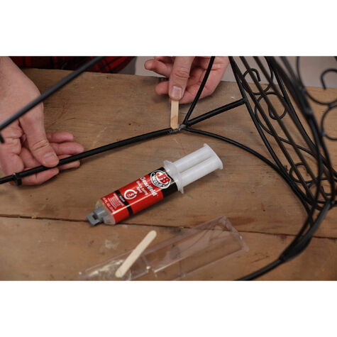 J-B Weld ClearWeld Quick-Setting Epoxy Syringe, Clear - 25 ml. product photo