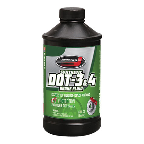 Johnsen's Dot 4 Brake Fluid - 12oz product photo