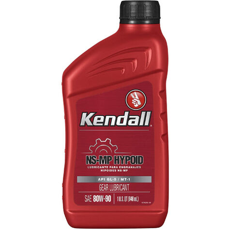 Kendall NS-MP Hypoid SAE 80W-90 Gear Lube - 1 Quart product photo