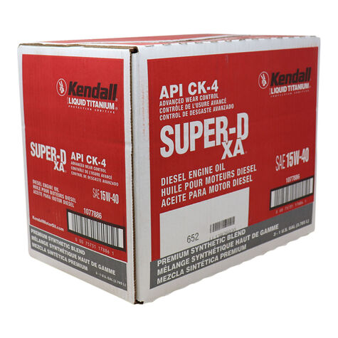 Kendall Super-D XA SAE 15W-40 CK4 - Gallon product photo