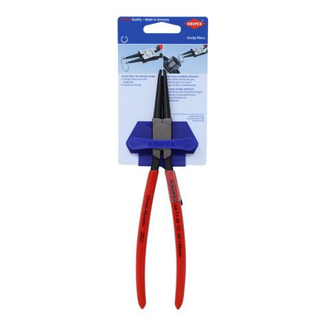 KNIPEX Internal Straight Retaining Ring Pliers, 9 in. product photo