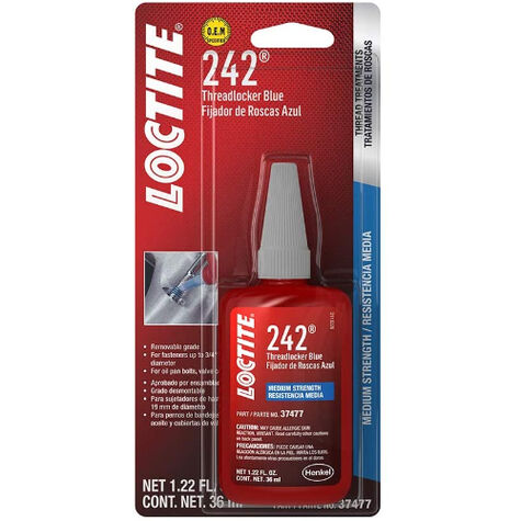 Loctite Threadlocker 242¨ - Medium Strength/Blue 36 ml product photo