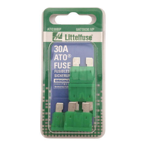 Littelfuse ATO (Autofuse) Blade Fuse, 30A, Carded product photo