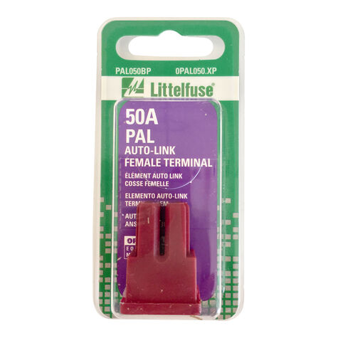 Littelfuse Auto Link PAL Female Terminal, 50A, Carded product photo