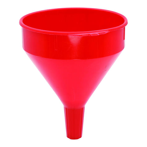 LubriMatic Polyethylene Plastic Funnel w/ Screen - 2 qt. product photo