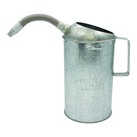 LubriMatic Galvanized Metal Measure - 4 qt. product photo