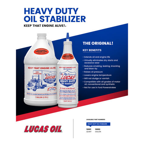 Lucas Oil Heavy Duty Oil Stabilizer - 1 Quart product photo