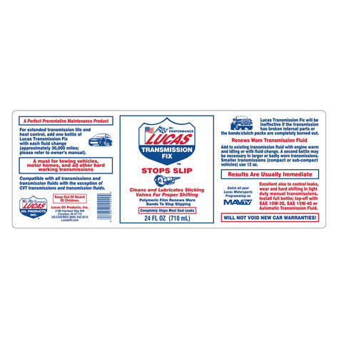 Lucas Oil Transmission Fix - 24oz product photo