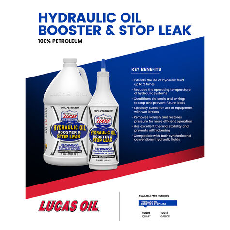 Lucas Oil Hydraulic Oil Booster & Stop Leak - 1 Gallon product photo