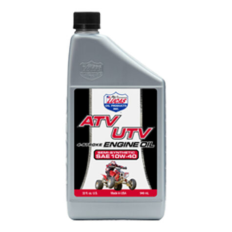 Lucas Oil Semi-Synthetic SAE 10W40 ATV Oil - Quart product photo